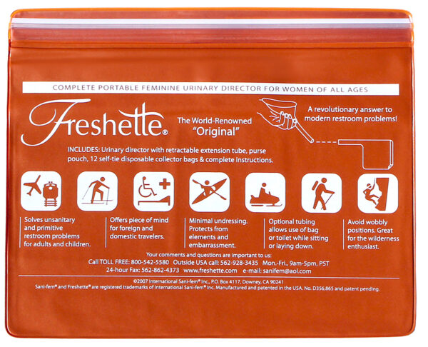 Replacement Pouch for Complete Portable Freshette (pouch only)