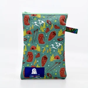 Kula Pocket (Waterproof Antimicrobial Bag) - "Trailblazer's Map" Design, Kula Cloth sold separately