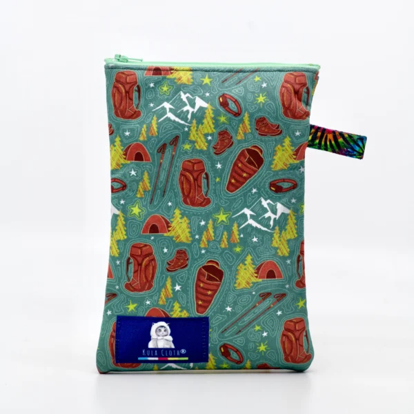 Kula Pocket (Waterproof Antimicrobial Bag) - "Trailblazer's Map" Design, Kula Cloth sold separately