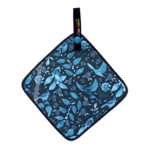 Kula Cloth - Antimicrobial Pee Cloth (Sapphire Feather Design)